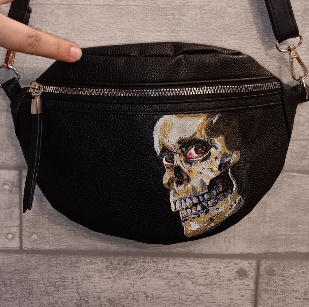 HANDPAINTED EVIL DEAD 2 Crossbody bag